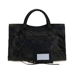 حقيبة كتف من جلد الخروف الأسود (Ovis Aries Aries)