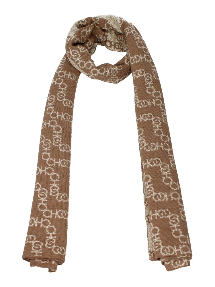 Brown Acetate Scarf