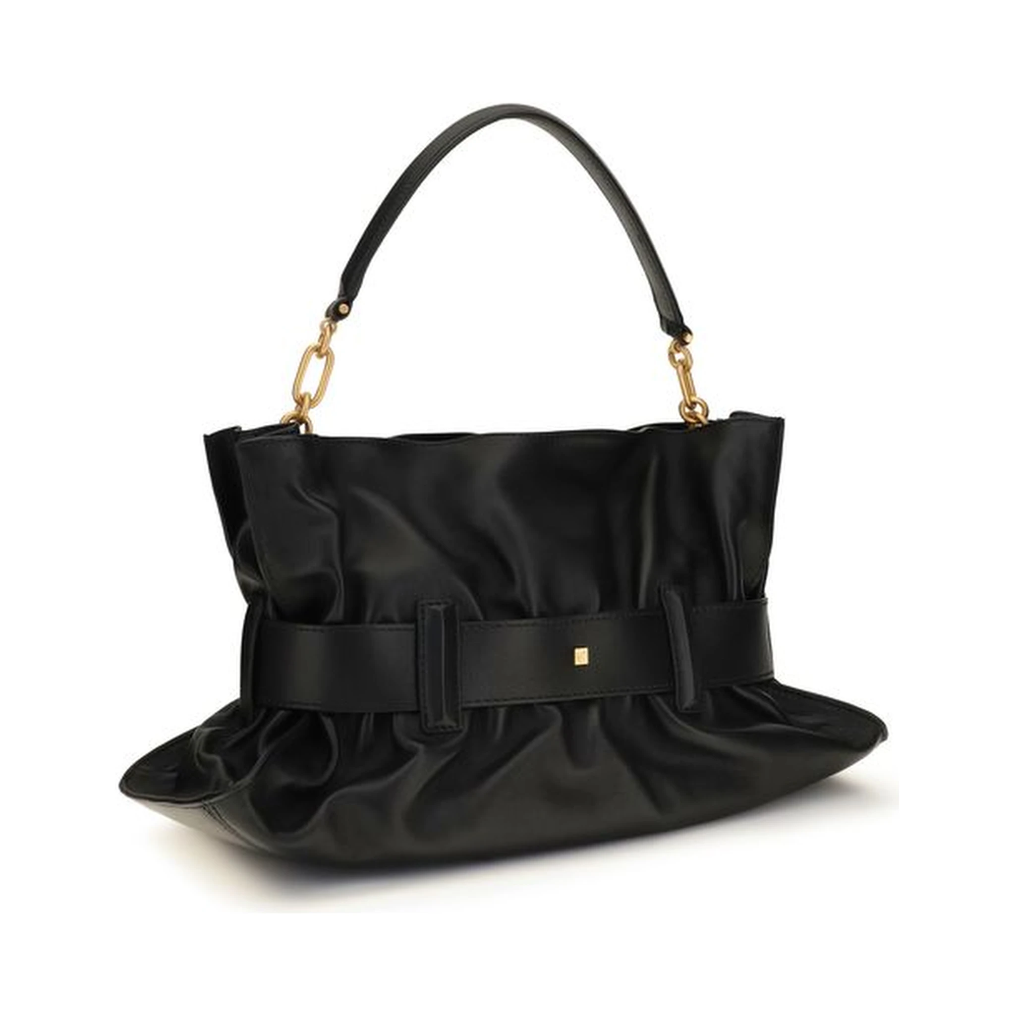 Black Calf Leather Bos Taurus Shoulder Bag