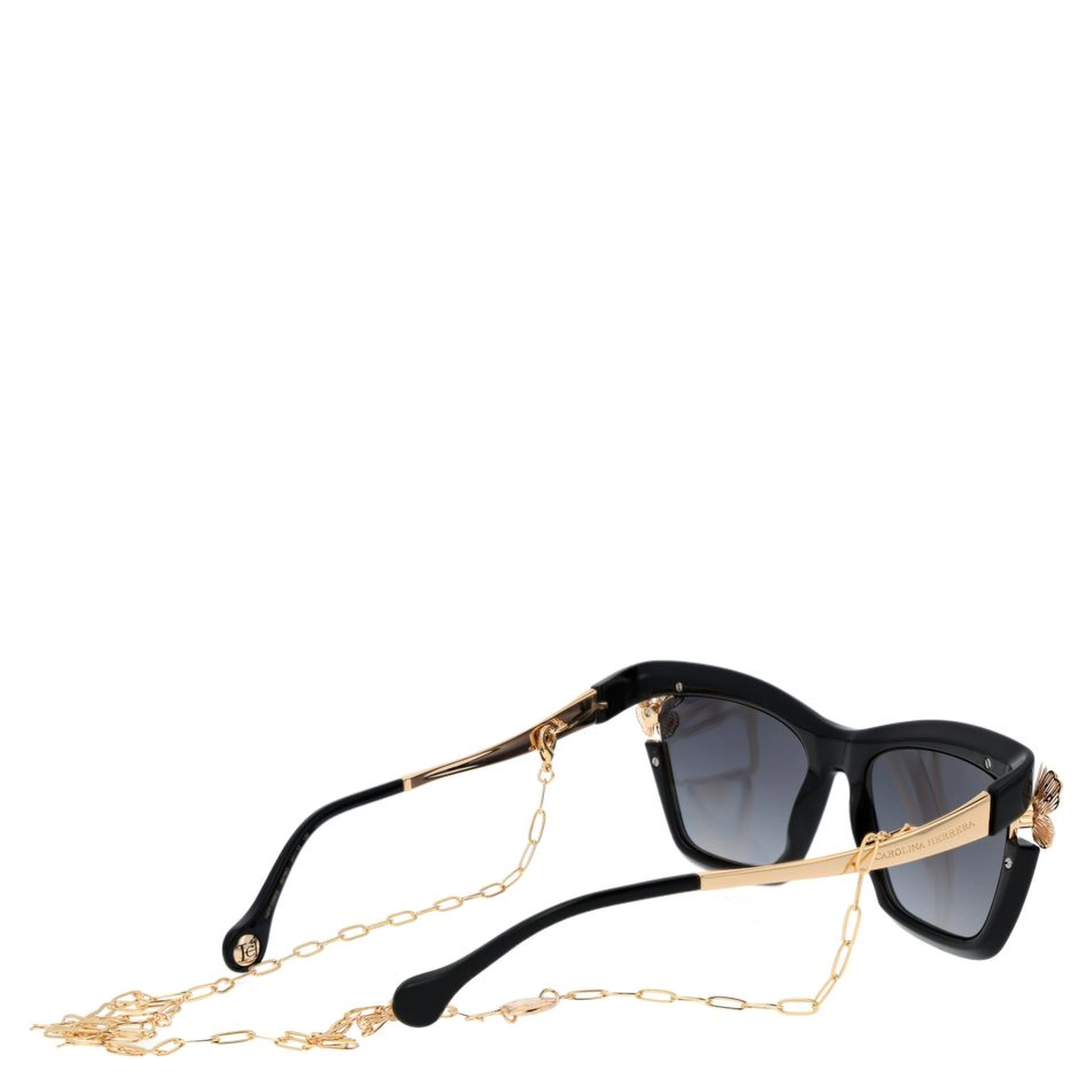 Black Polyamide Sunglasses