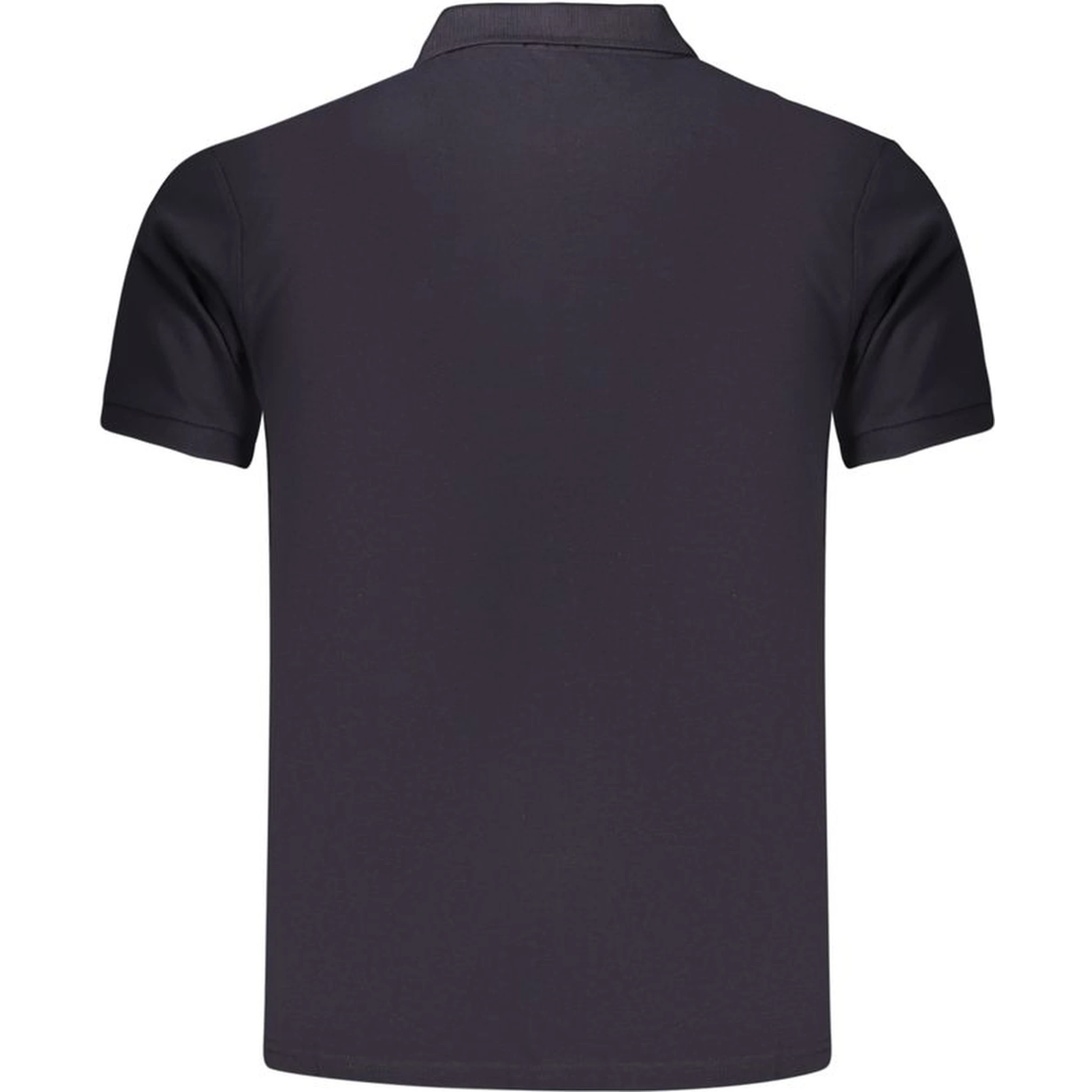 Blue Cotton Polo Shirt