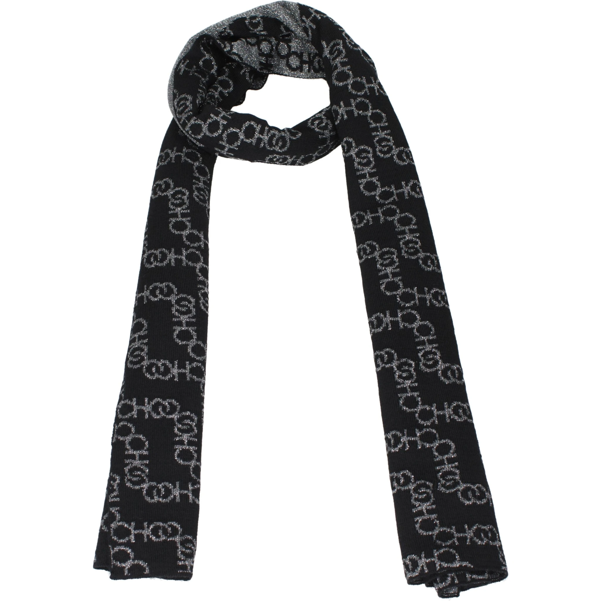 Black Acetate Scarf