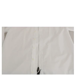White 100% Cotton GOLD Slim Dress Shirt