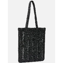 PINKO EASY TOTE RAFIA handbag