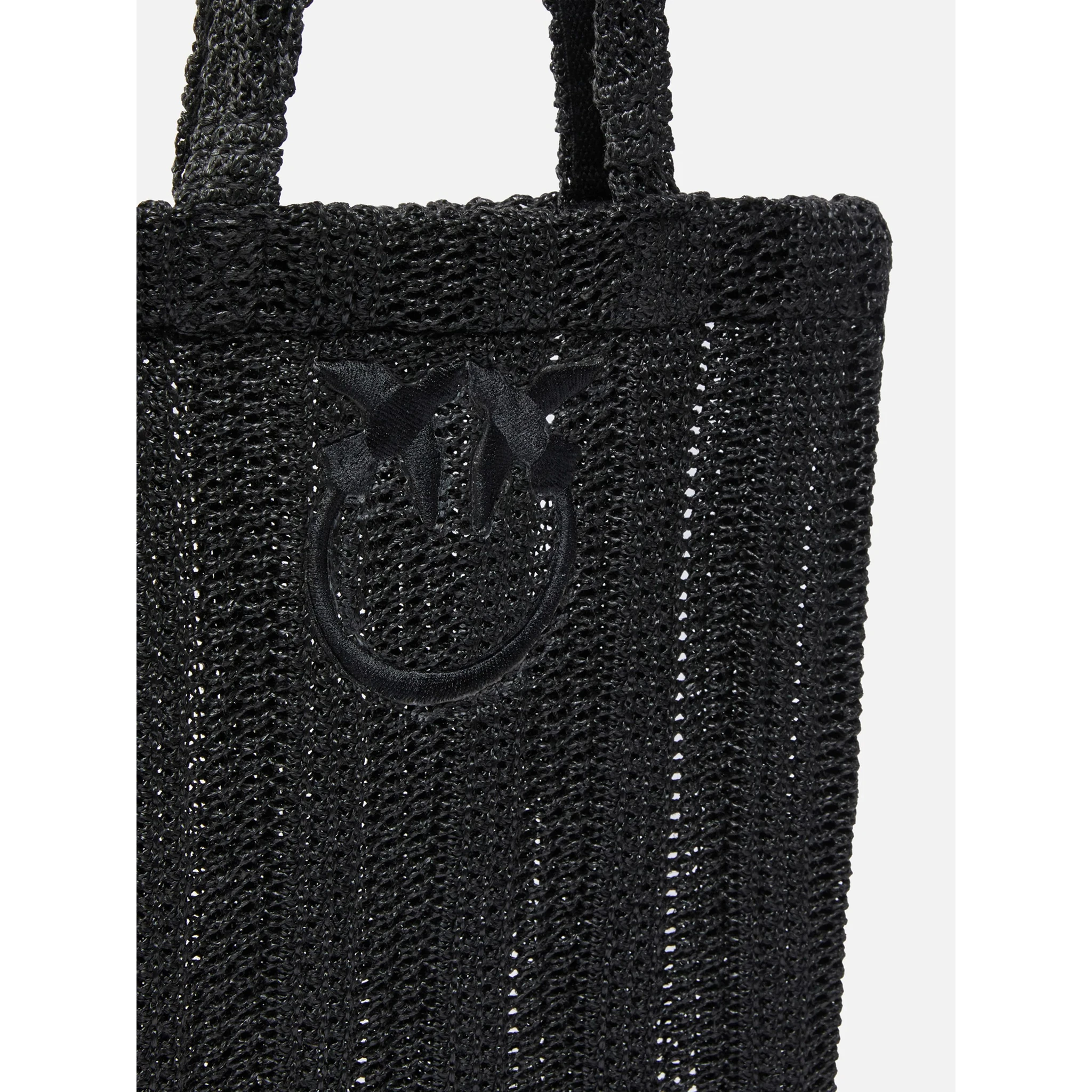 PINKO EASY TOTE RAFIA handbag