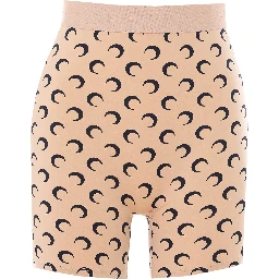 MARINE SERRE Shorts Beige