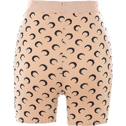 MARINE SERRE Shorts Beige