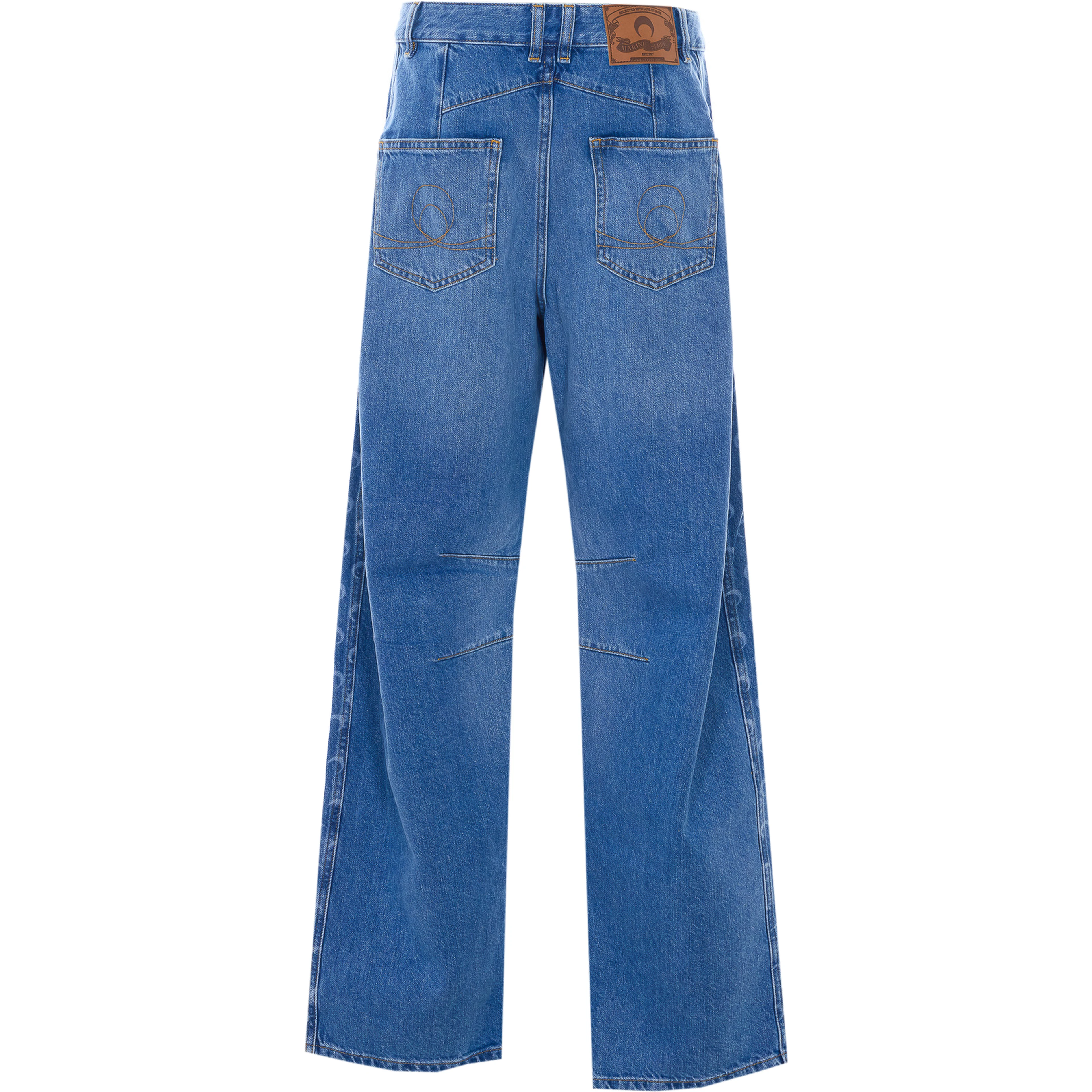 MARINE SERRE Jeans Blue