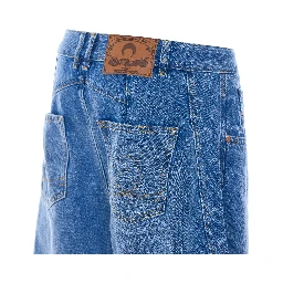 MARINE SERRE Jeans Blue