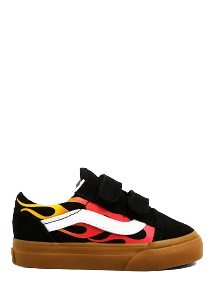 old skool v flame black/gum alternative