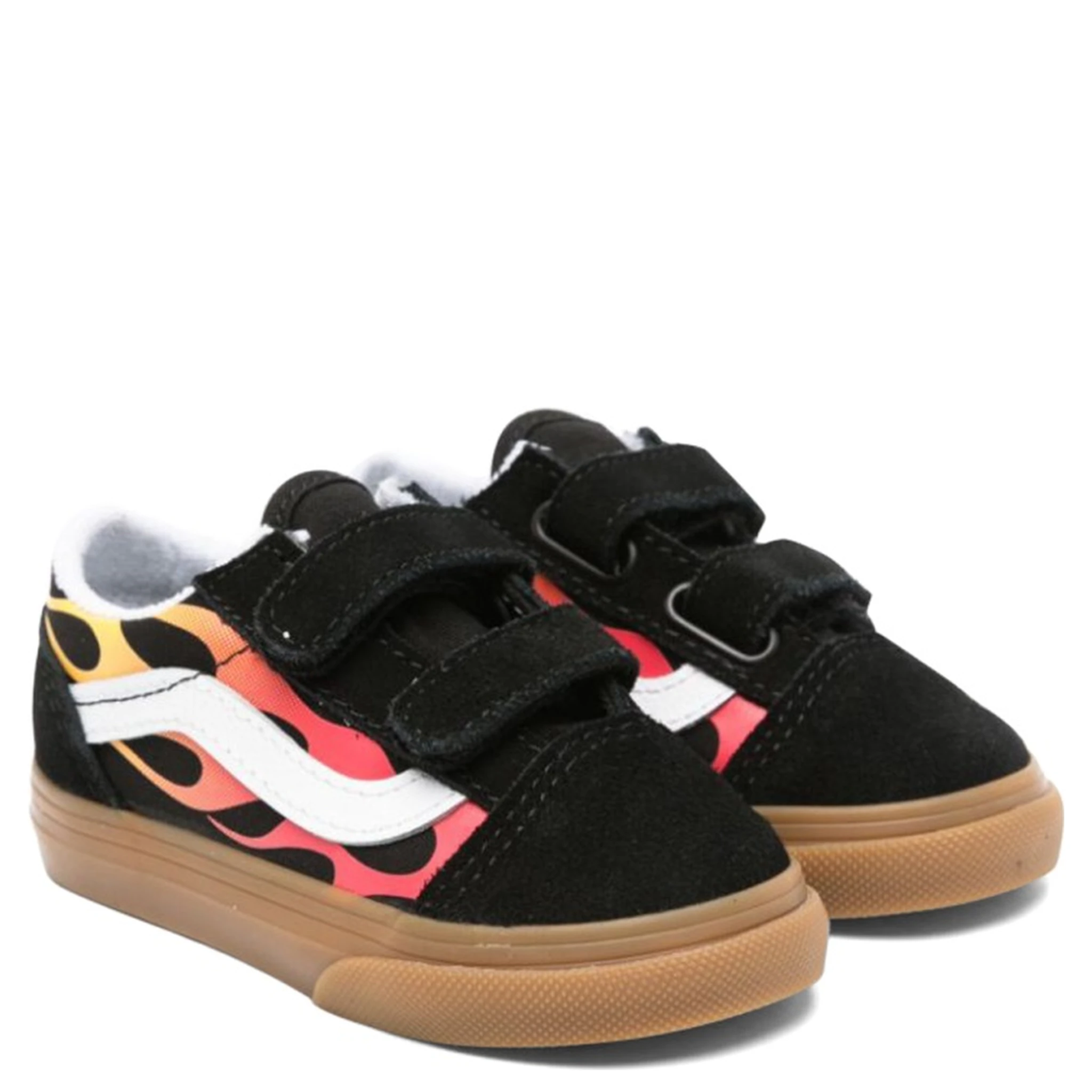 old skool v flame black/gum