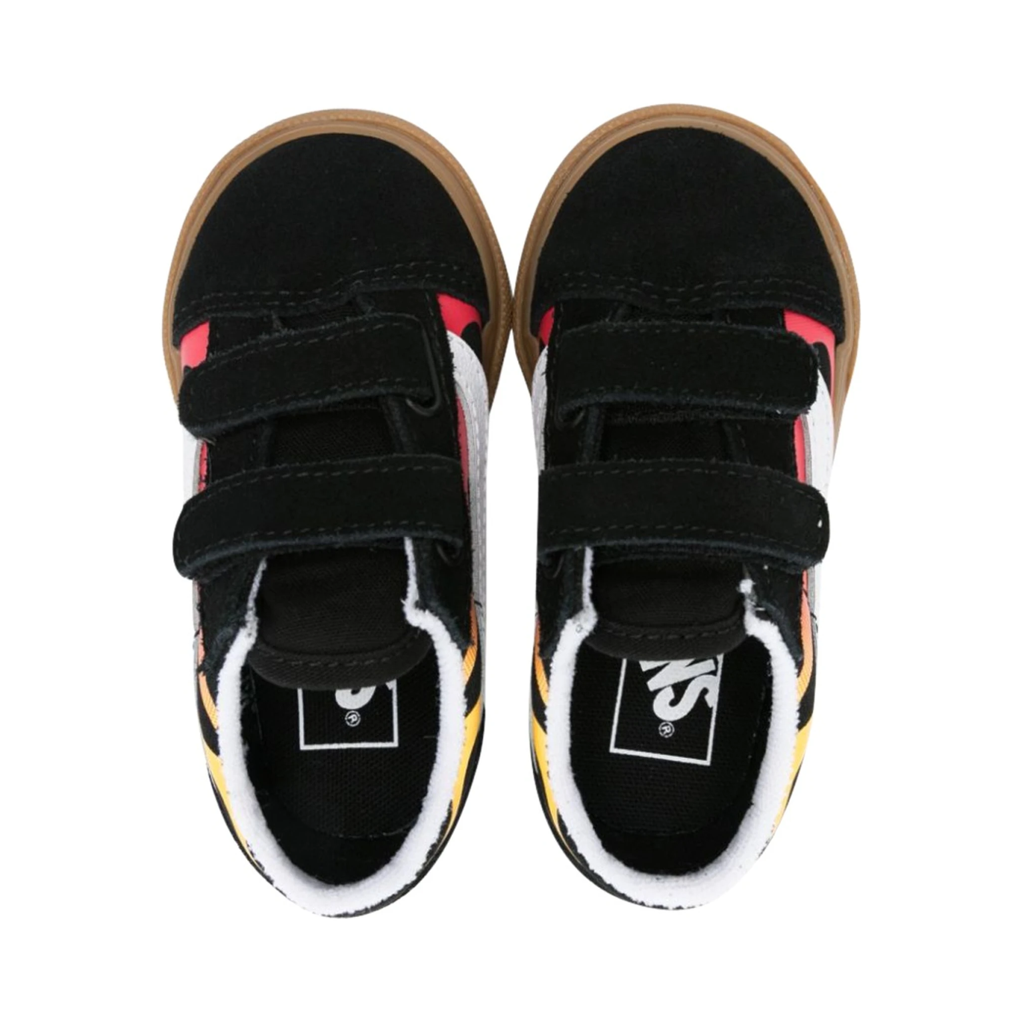 old skool v flame black/gum