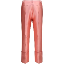 Multicolor Polyester Casual Pants