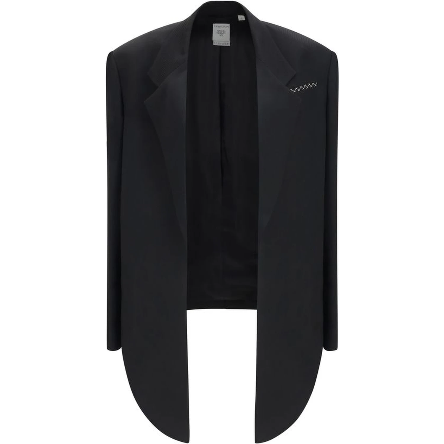 Black Viscose Coat