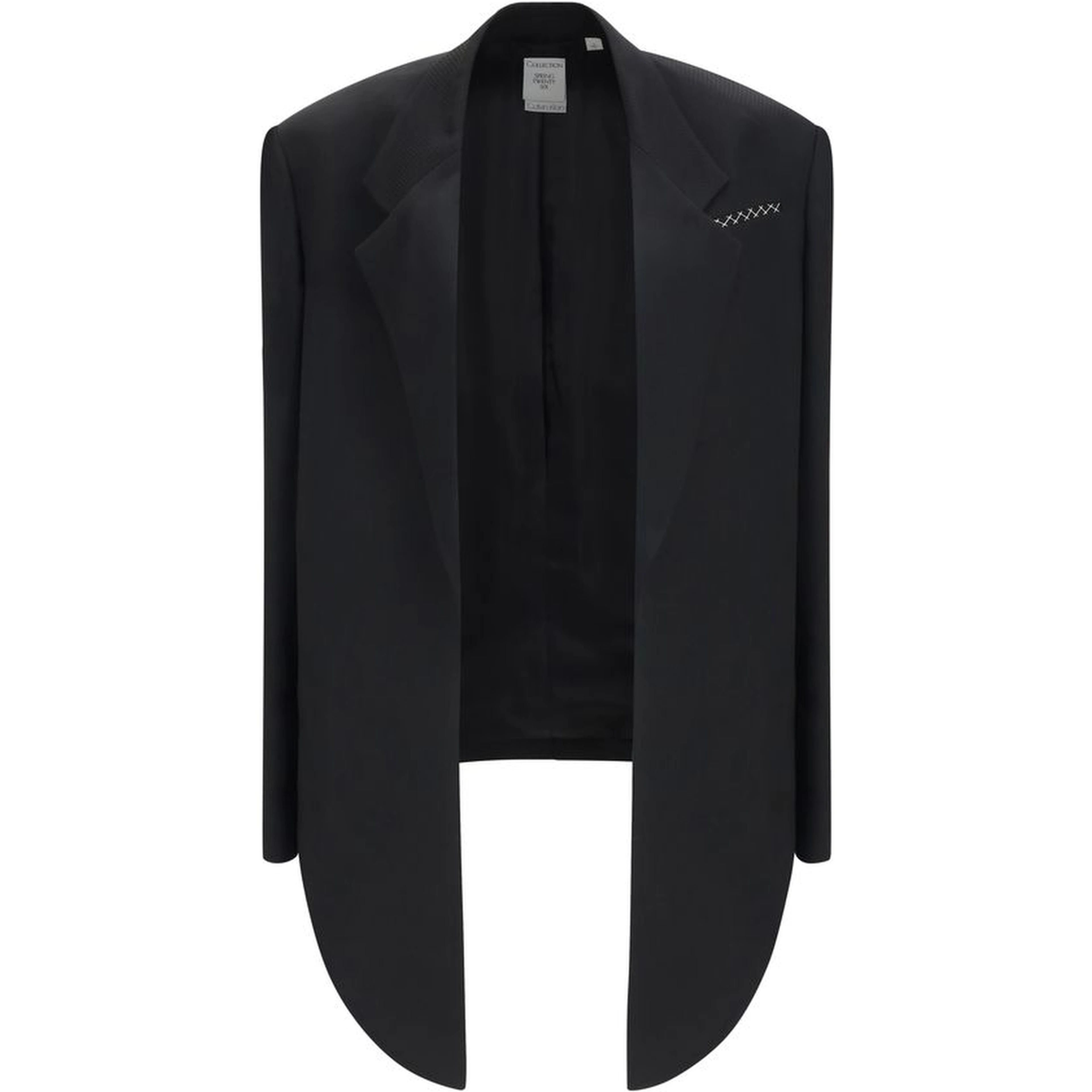 Black Viscose Coat