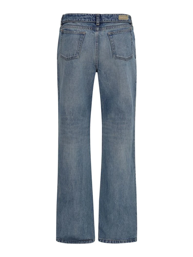 Blue Cotton Straight-Leg Jeans alternative