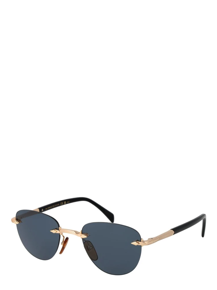 Rose Gold Metal Sunglasses