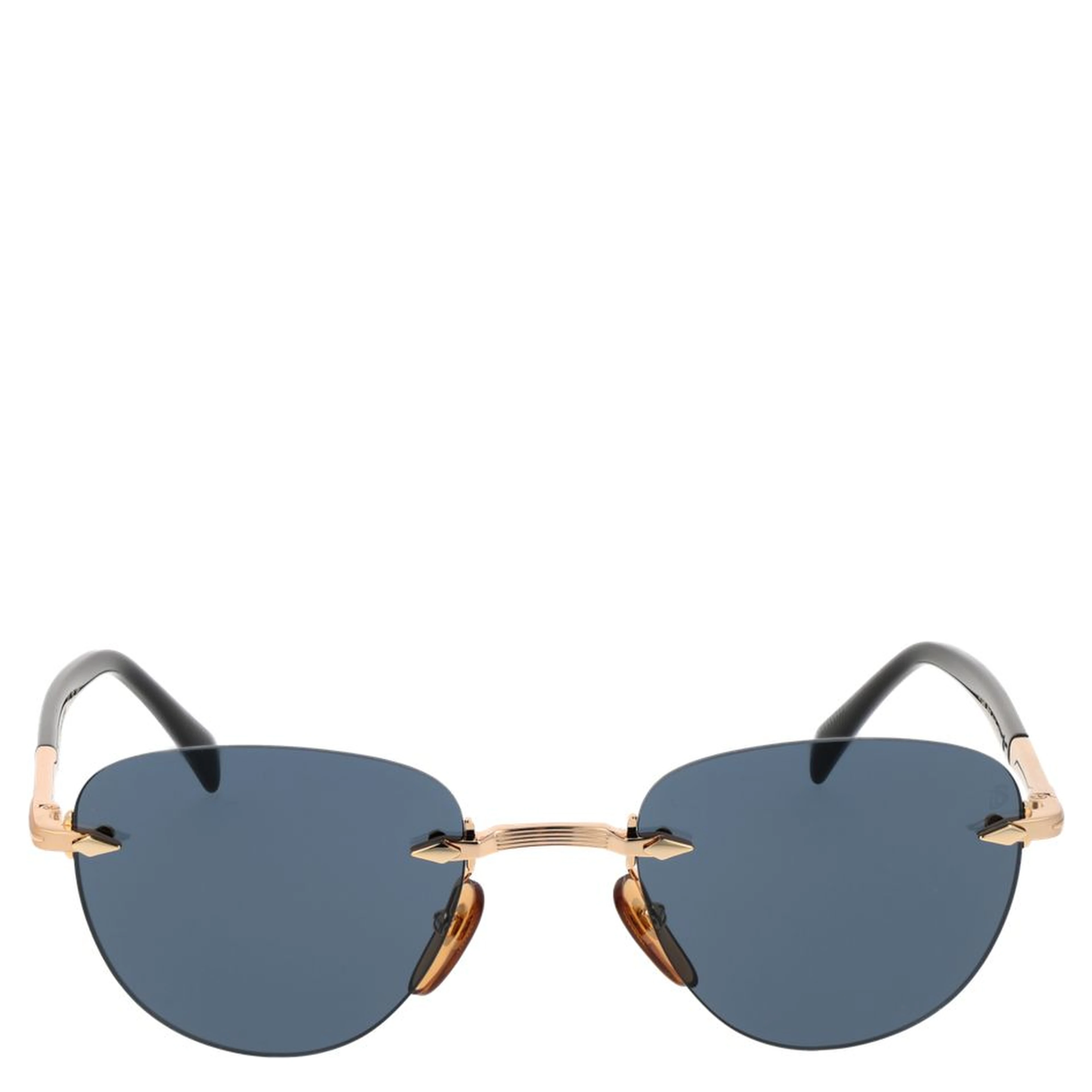 Rose Gold Metal Sunglasses