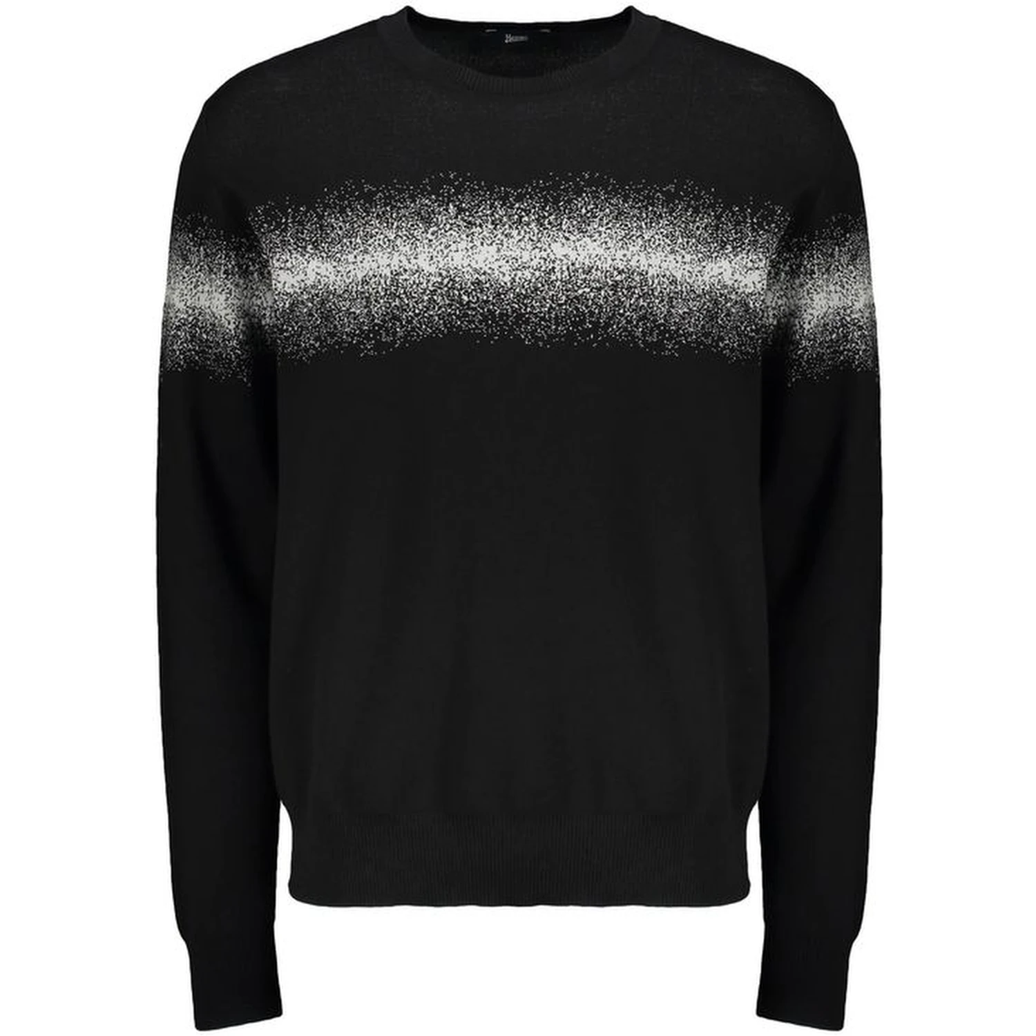Black Cotton Sweatshirt