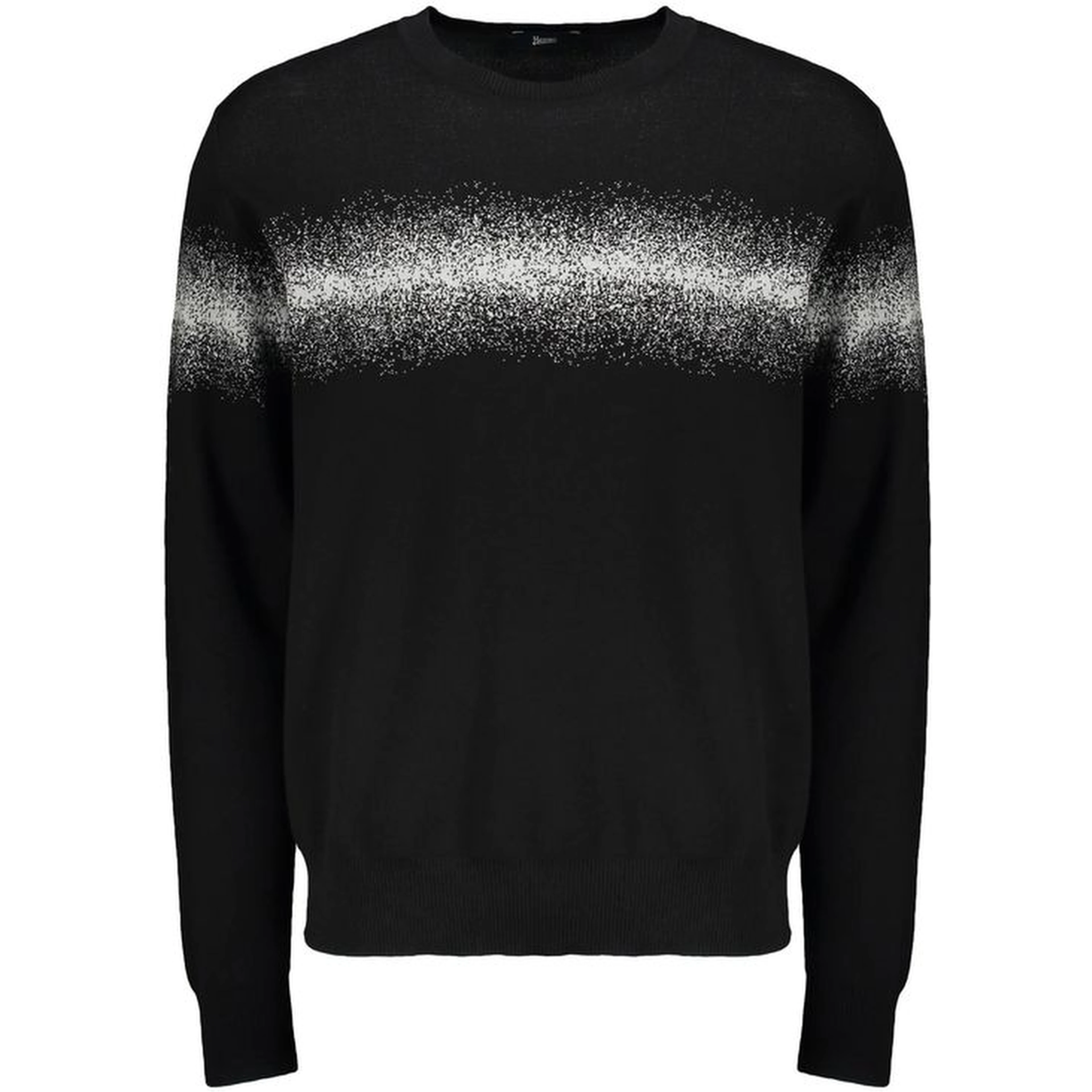 Black Cotton Sweatshirt