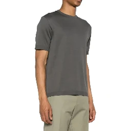 Gray Cotton T-Shirt
