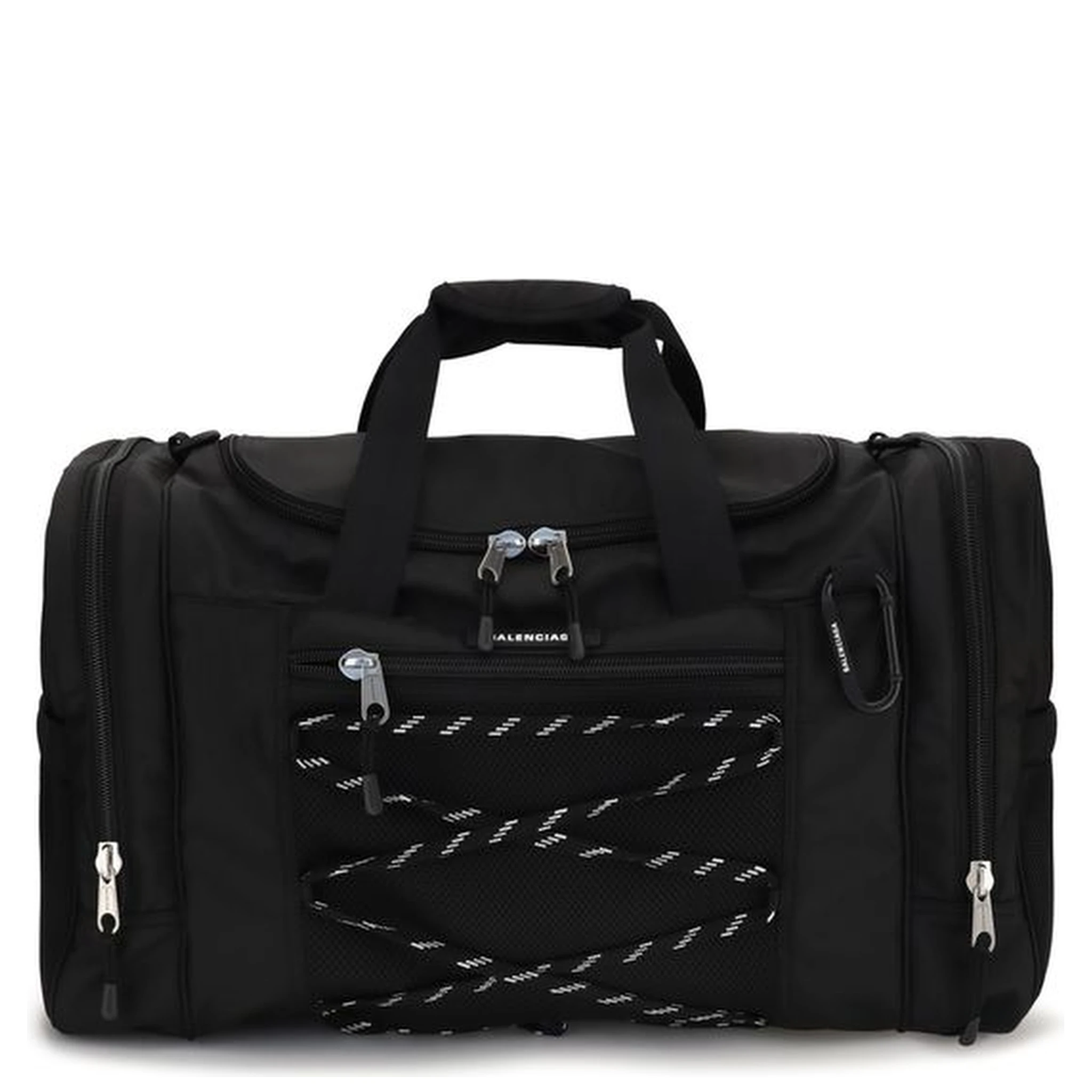 حقيبة كتف بوس توروس من جلد العجل الأسود