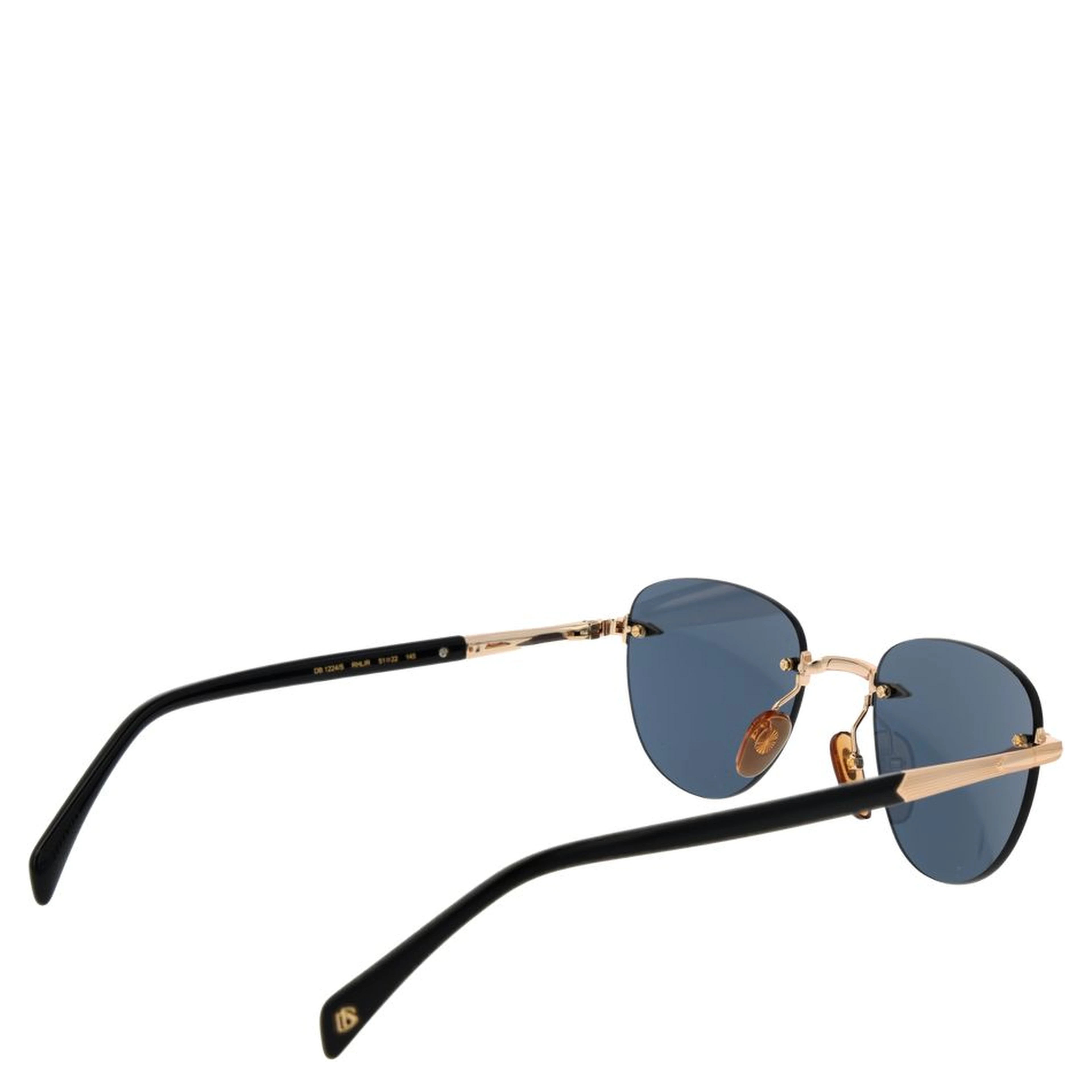 Rose Gold Metal Sunglasses