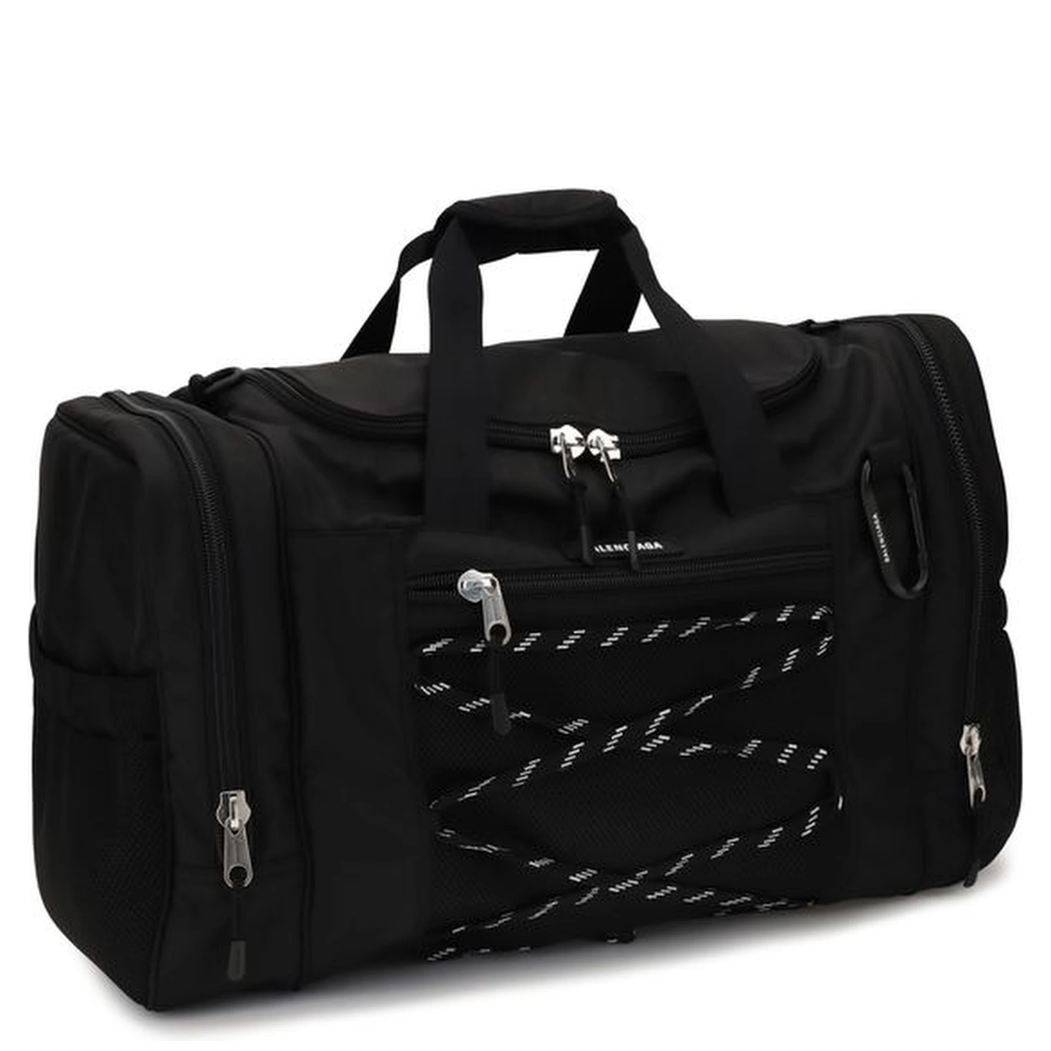 حقيبة كتف بوس توروس من جلد العجل الأسود