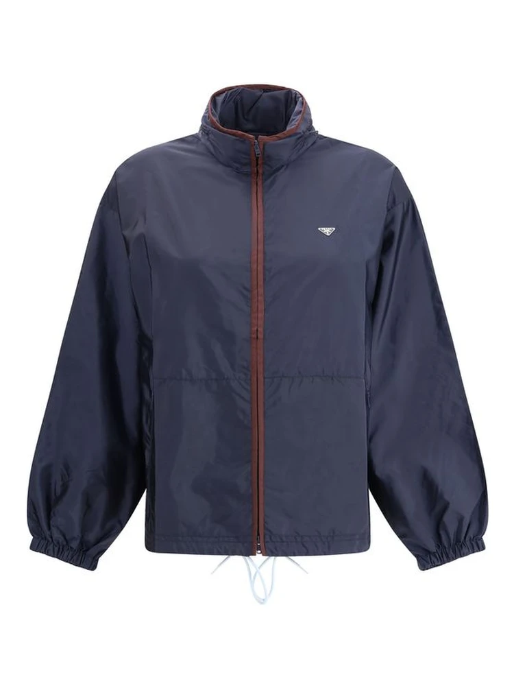 Blue Polyamide Shell Jacket