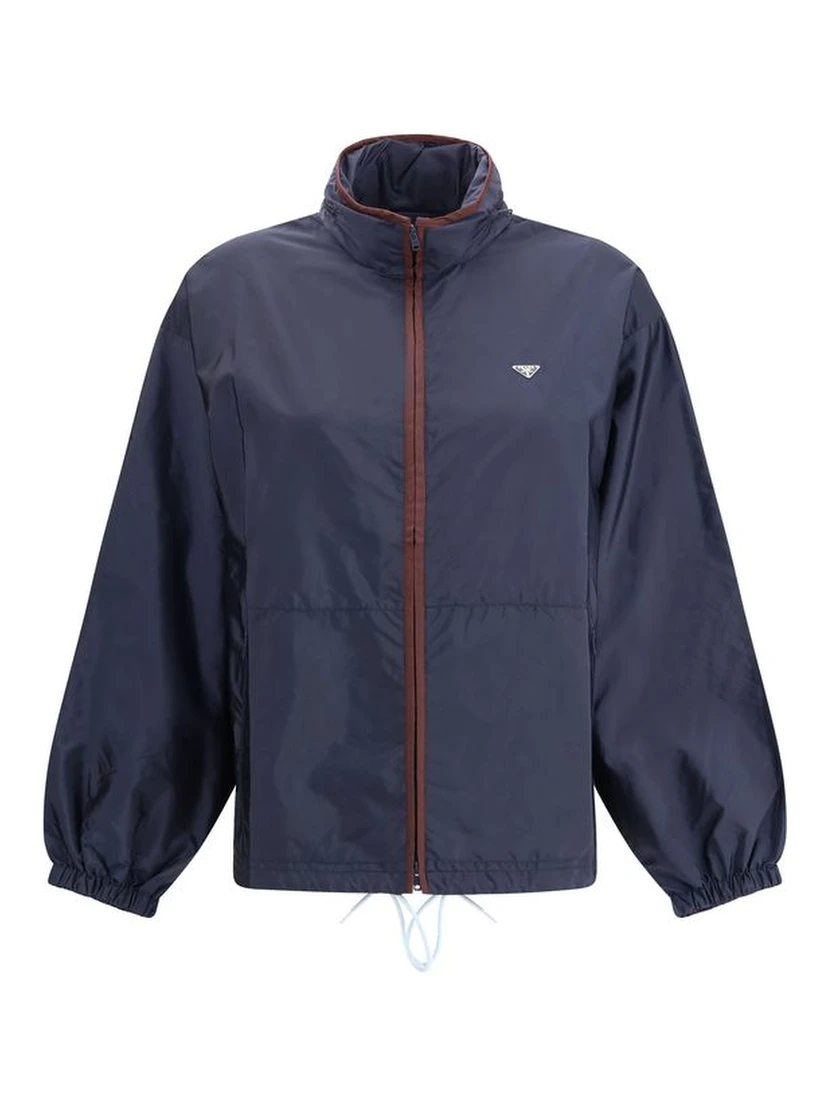 Blue Polyamide Shell Jacket
