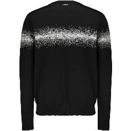 Black Cotton Sweatshirt