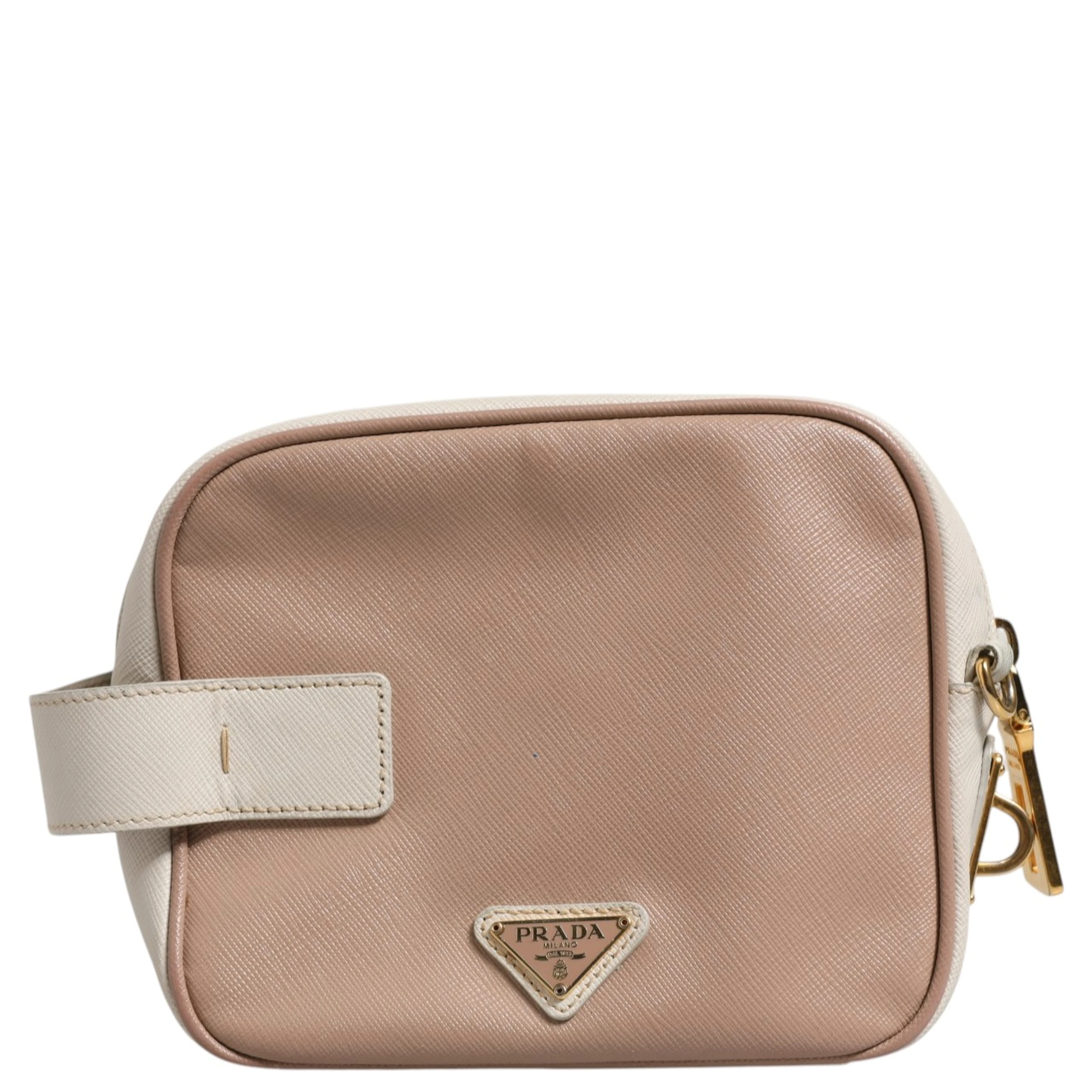 Clay Gray Small Leather Shoulder Bag