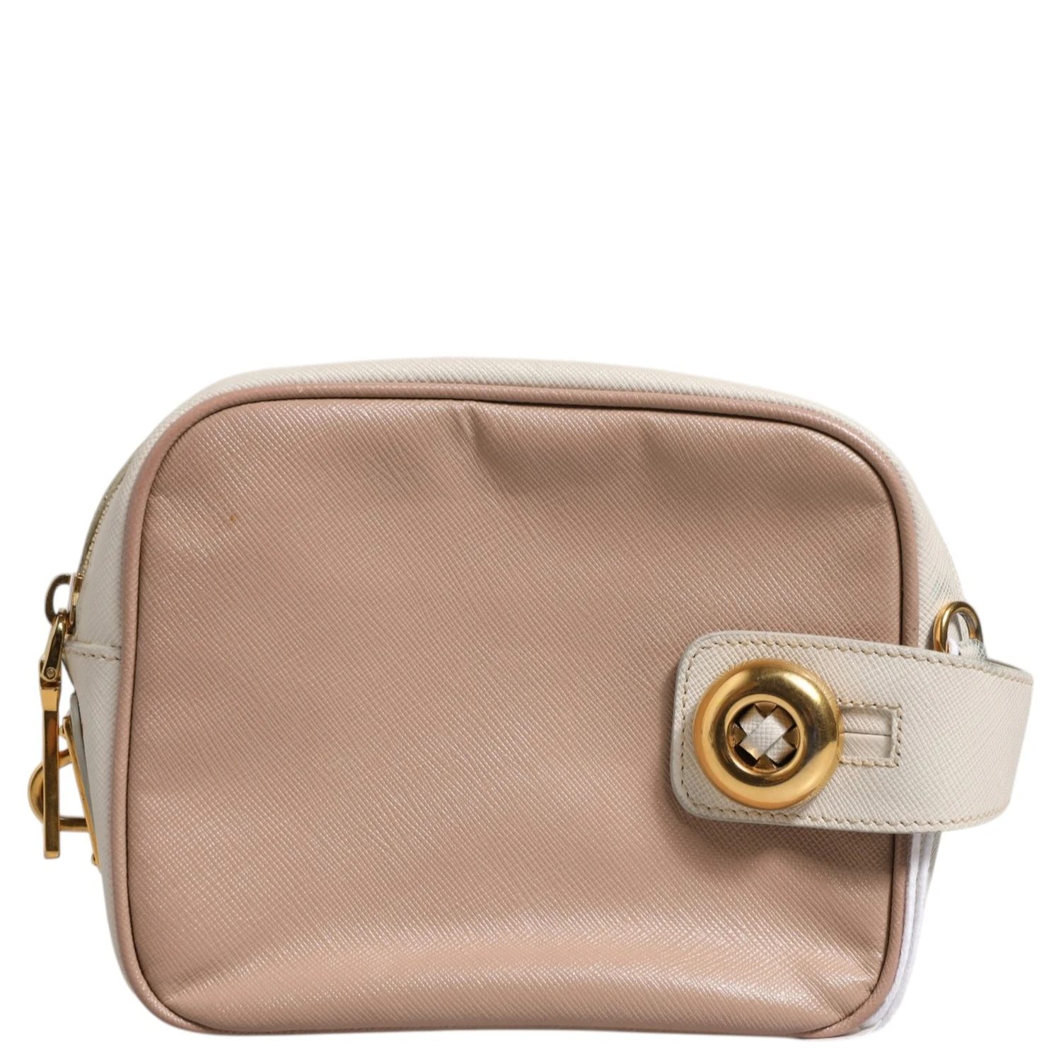 Clay Gray Small Leather Shoulder Bag