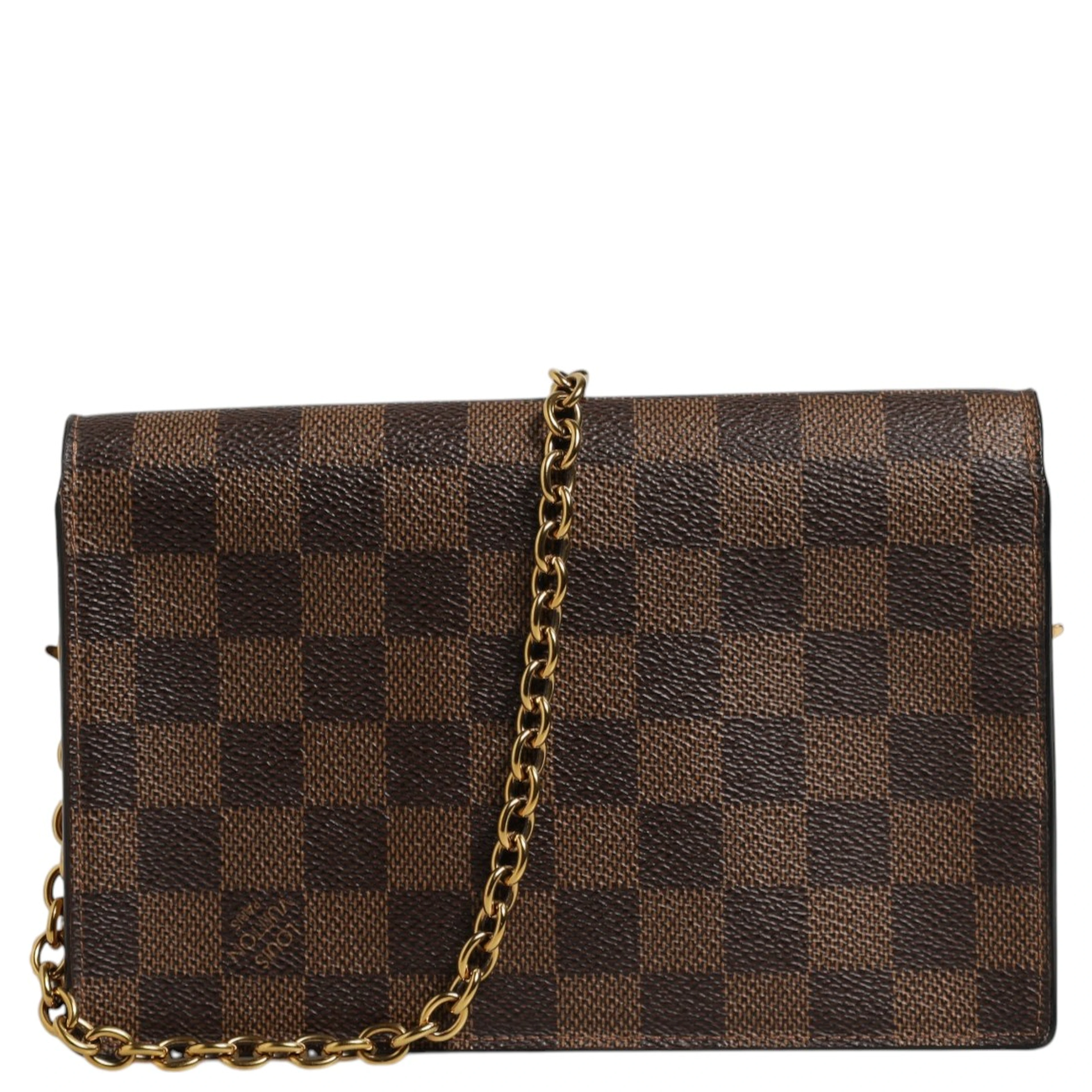Damier Ebene Vavin Chain Wallet