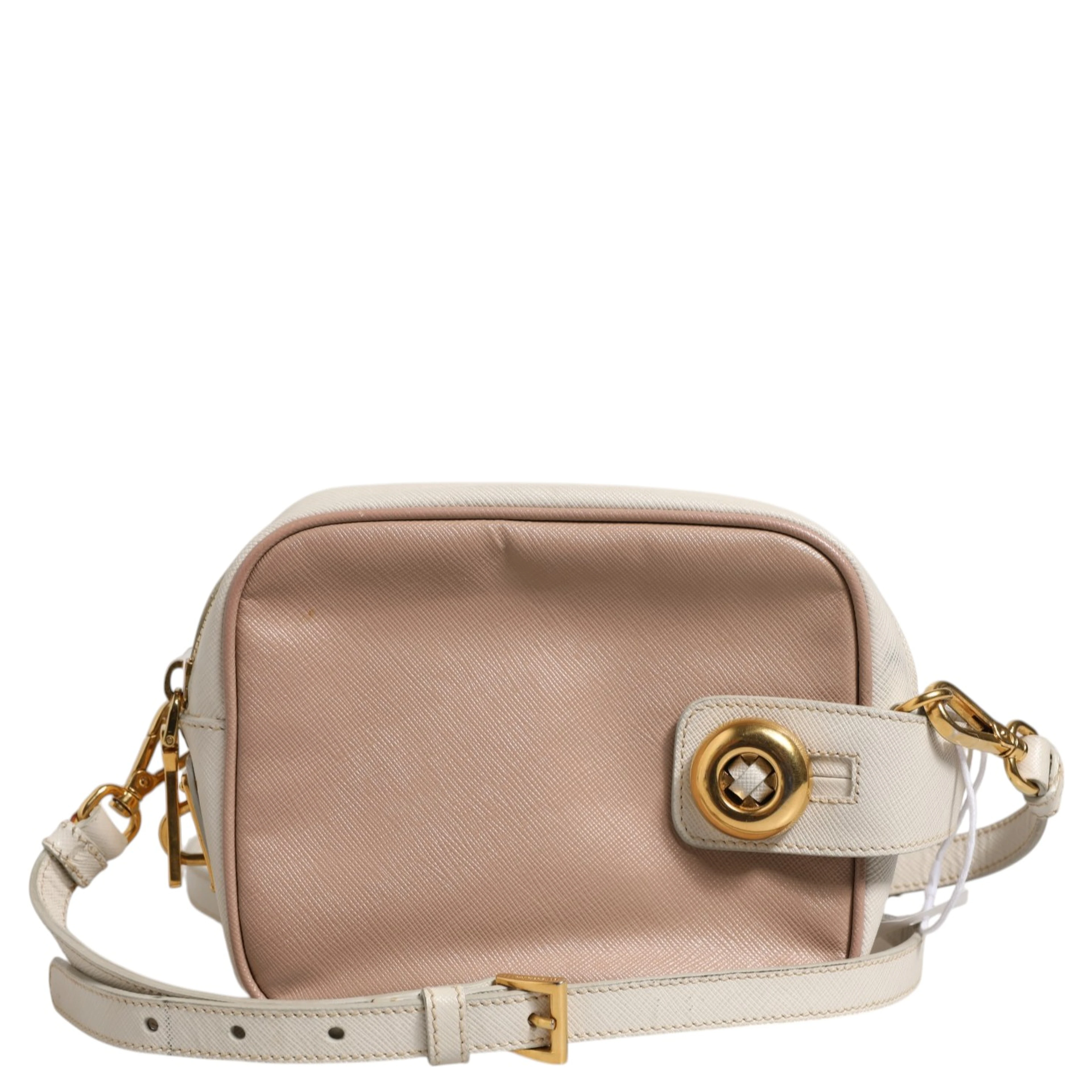 Clay Gray Small Leather Shoulder Bag