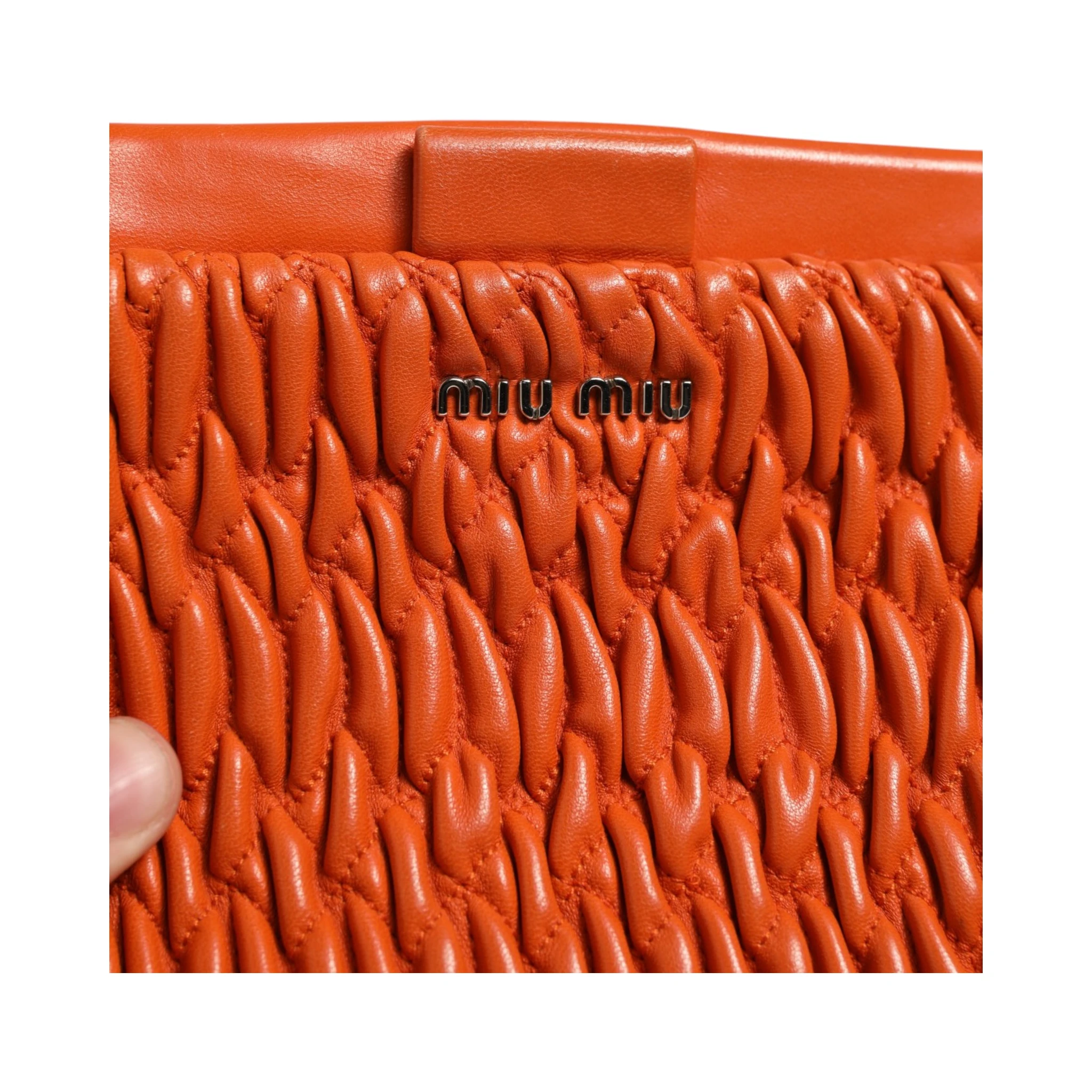 Orange crystal crossbodybag