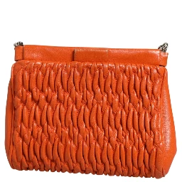 Orange crystal crossbodybag