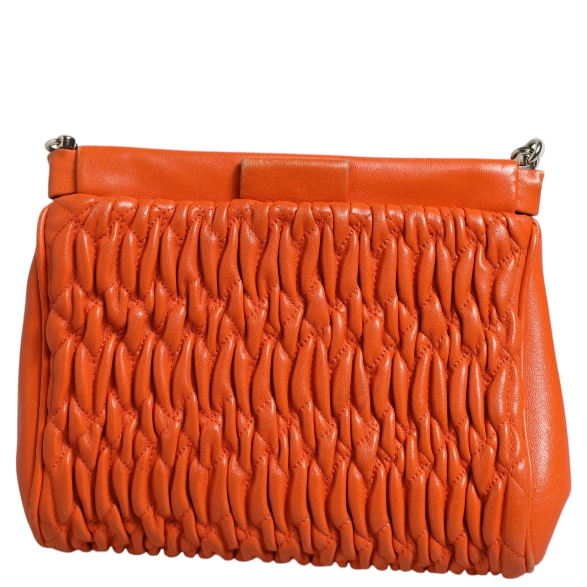 Orange crystal crossbodybag