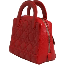 Small Dior Toujours Bag Black Macrocannage Calfskin