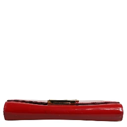Louise PM Red Patent Leather Wallet On Chain
