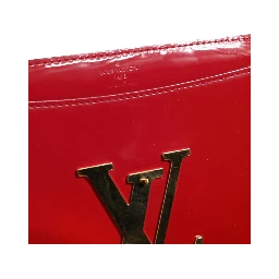 Louise PM Red Patent Leather Wallet On Chain