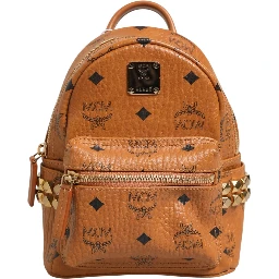 Stark Mini Backpack in Visetos Cognac