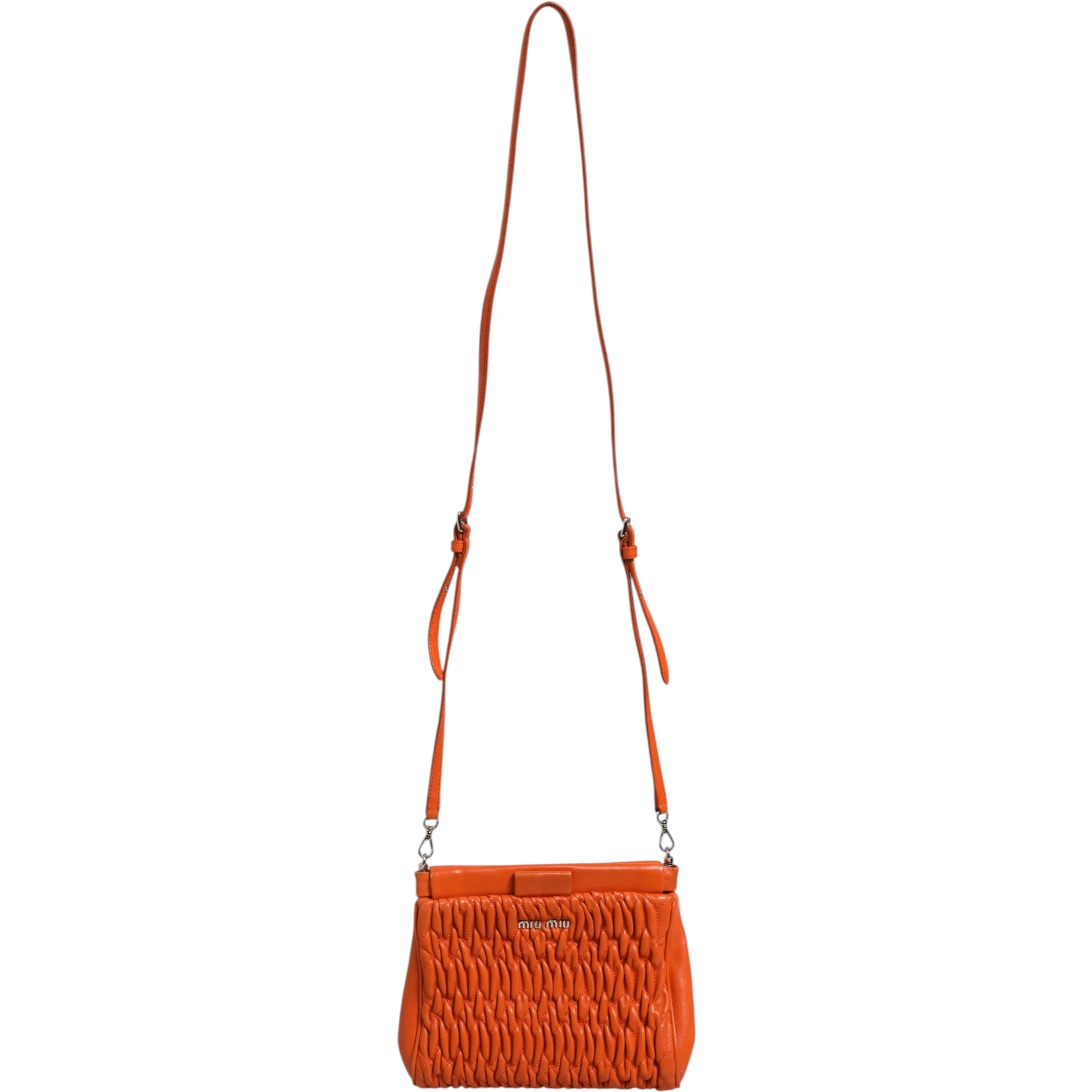 Orange crystal crossbodybag