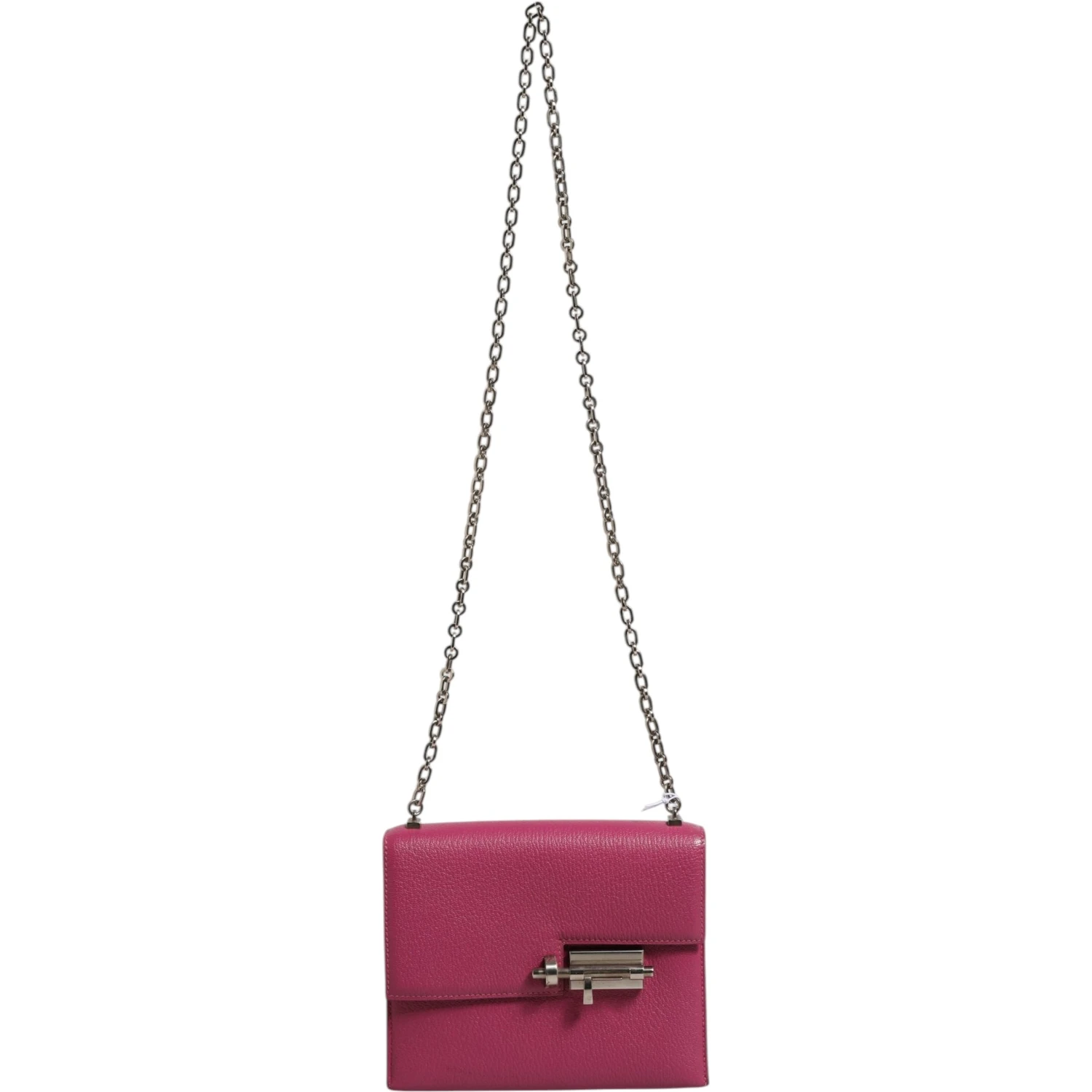 Mini Verrou Chaine Bag Chevre Mysore Magnolia
