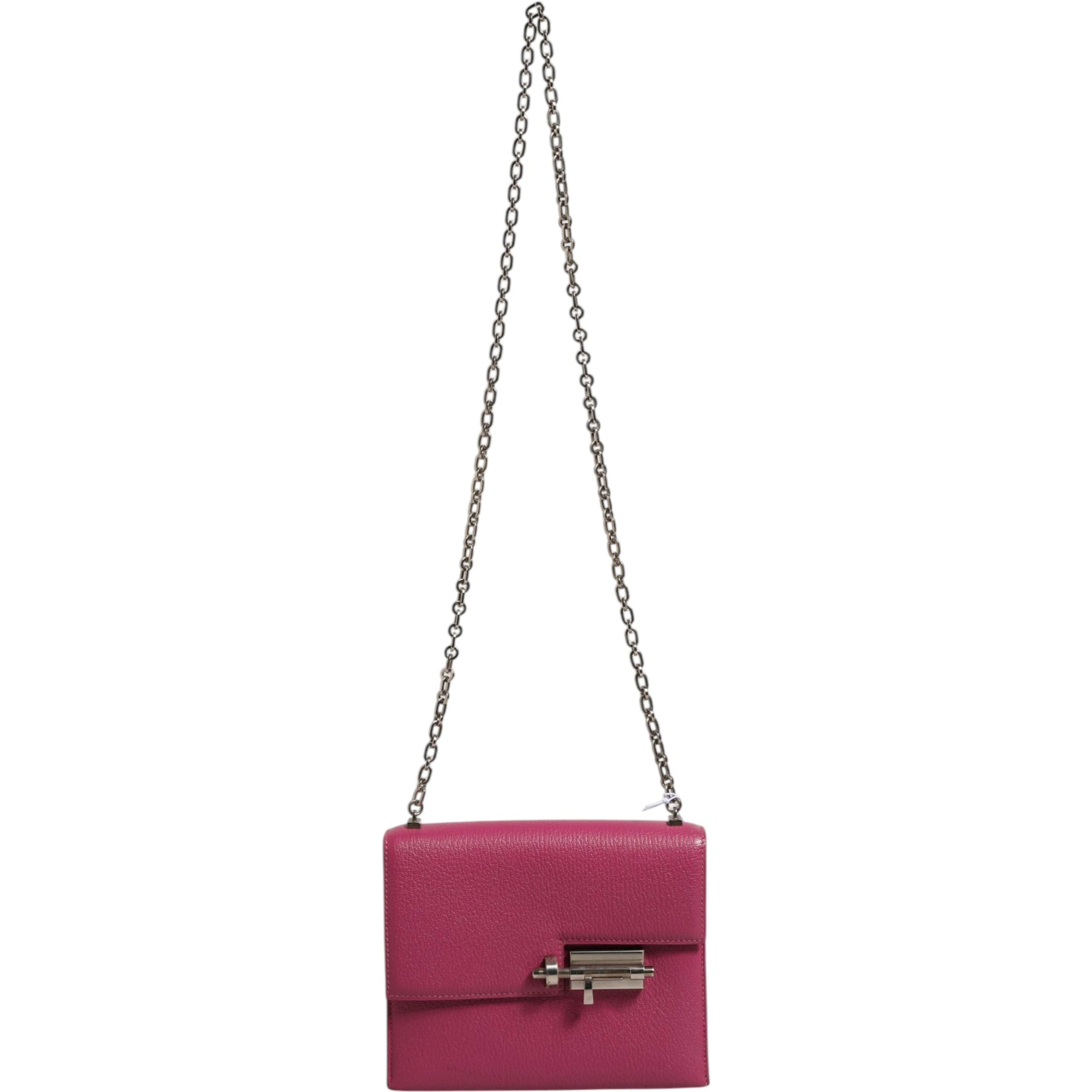 Mini Verrou Chaine Bag Chevre Mysore Magnolia