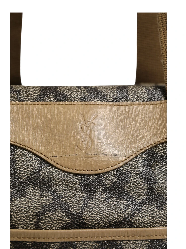 Green and Brown Pattern Canvas Duffel Bag alternative
