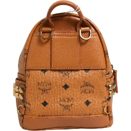 Stark Mini Backpack in Visetos Cognac