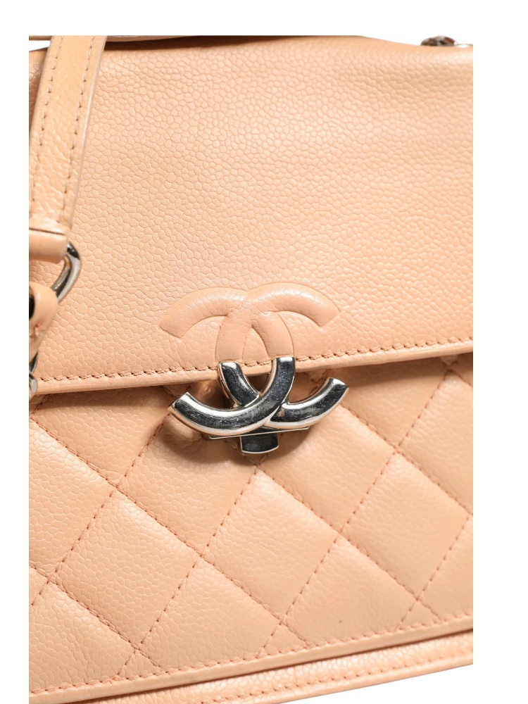 Goatskin Quilted Small CC Box Flap Bag alternative