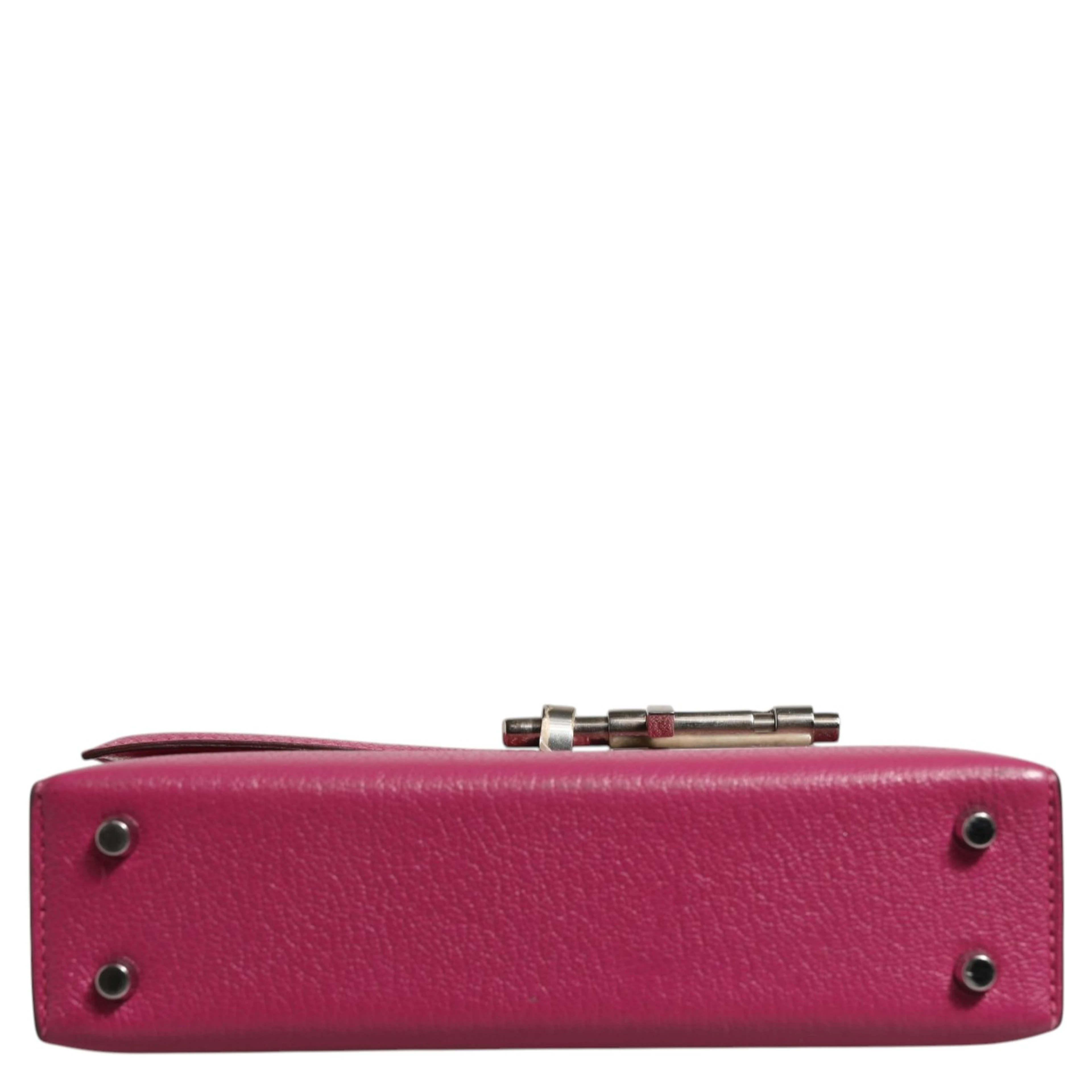Mini Verrou Chaine Bag Chevre Mysore Magnolia