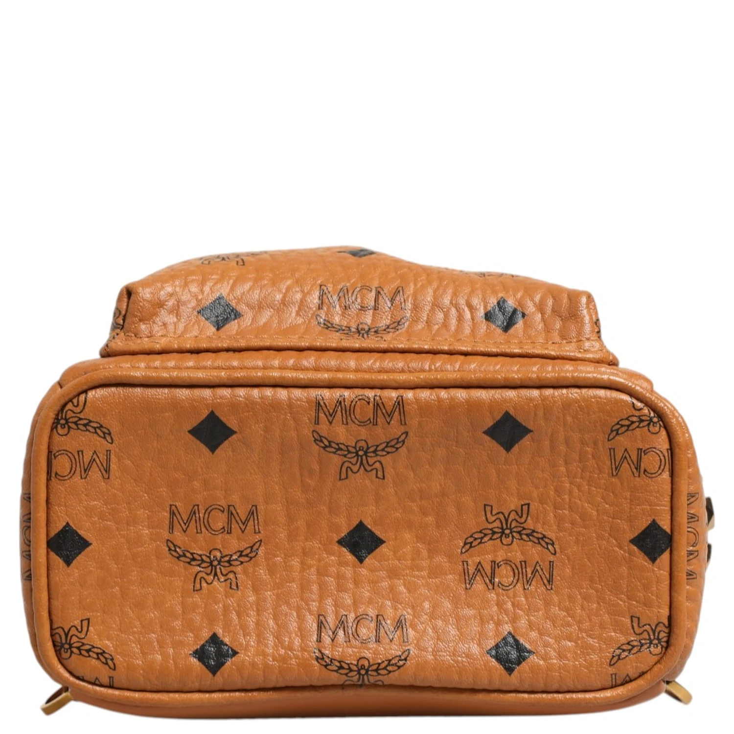 Stark Mini Backpack in Visetos Cognac